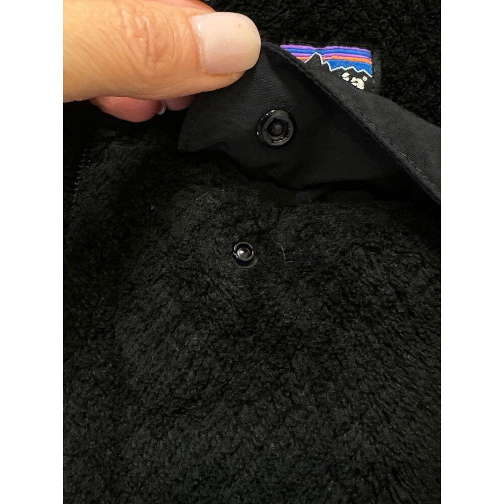 Like New! Patagonia Black Polartec Re-Tool Fleece Vest Size Medium - Picture 5 of 11